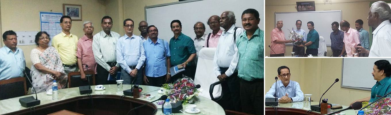 Felicitation of Prof. Subiresh Bhattacharya, new Vice-Chancellor of NBU by NBUAA on May 4.