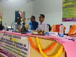 Seminar at A.C.Training College, Jalpaiguri on 29th Sept.2016