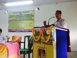 Seminar at A.C.Training College, Jalpaiguri on 29th Sept.2016