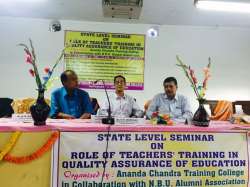 Seminar at A.C.Training College, Jalpaiguri on 29th Sept.2016