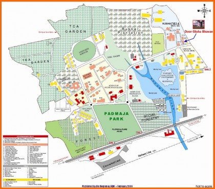 NBU Campus Site Map